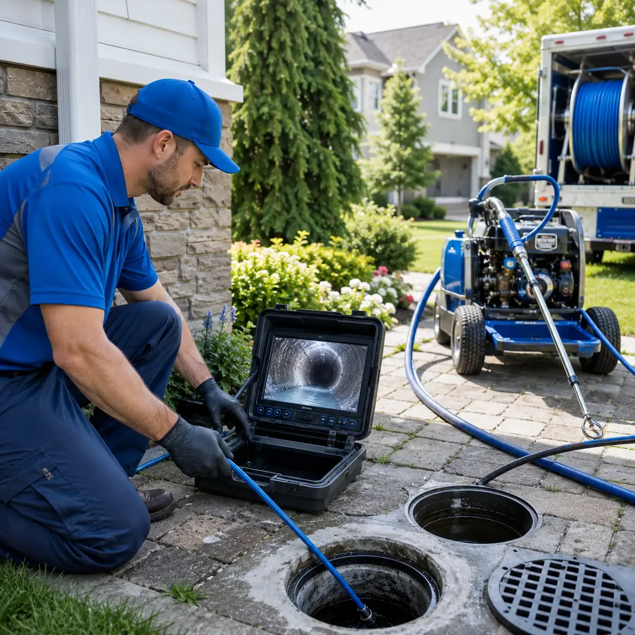 Outdoor drain cleaning professionals serving Partridge, KS